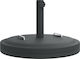 vidaXL Umbrella Stand made of Plastic Black Vel...