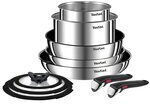 Tefal Ingenio Emotion Комплект Съдове За Готвене От Неръждаема Стомана Сребрист 10 Части