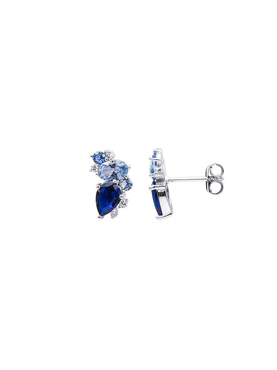 4You Jewels Earrings from Silver with Stones