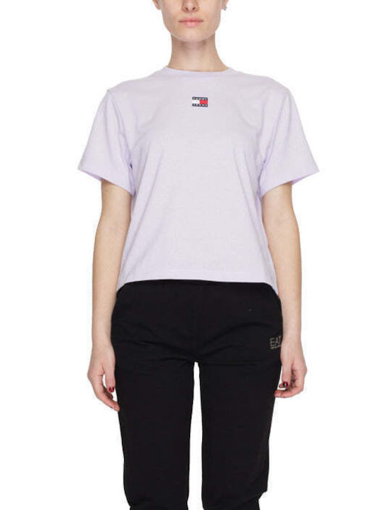 Tommy Hilfiger Women's T-shirt Lilacc