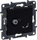 Legrand Double Network Socket Mechanism RJ45 Type Cat6 in Black Color 863577