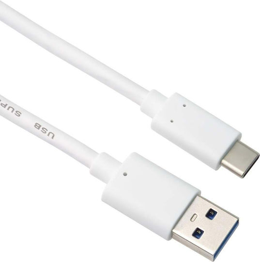 PremiumCord Regular USB 2.0 Cablu USB-C bărbătesc - USB-A Alb 1m (ku31ck01w)