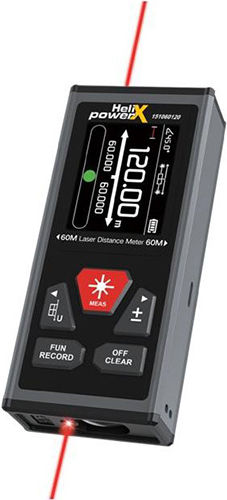 Helix Laser Distance Meter Dualsaber with Range up to 120m