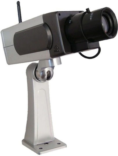 Dummy Surveillance Bullet Camera Gray