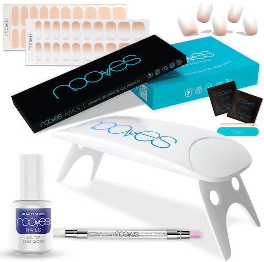 Nooves Premium Gel Nail Sheets Case 8 U