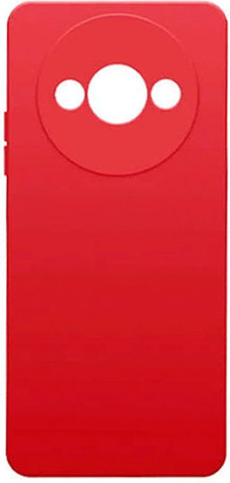 Umschlag Rückseite Silikon Rot (Xiaomi Redmi A3 4G (Weltweit))