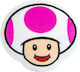 Tomy Plush Super Mario Toad Purple 15 cm