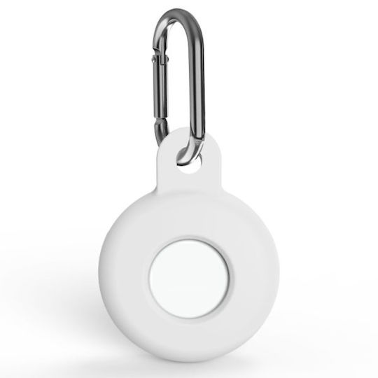 Sonique Soft Touch Silikonhülle für AirTag Weiß
