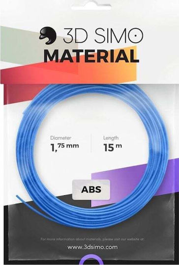 3DSimo ABS 3D Printer Filament 1.75mm μπλε, πράσινο, κίτρινο 1τμχ (Refill)