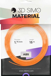 3DSimo ABS 1.75mm πορτοκαλί, μαύρο, λευκό