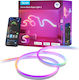 Govee Smart LED Strip Neon Rope Light 2 Wi-Fi RGB Light 3m Neon Flex with Power Supply