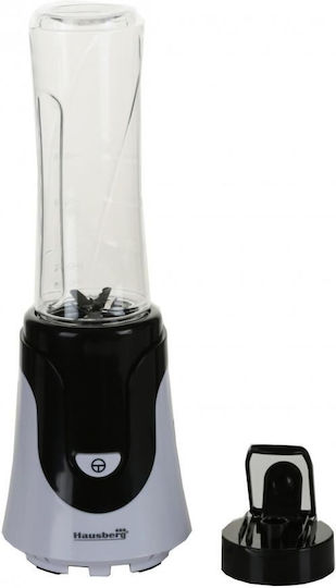 Hausberg Blender with Plastic Jug 600 ml Inox HB-7676NG
