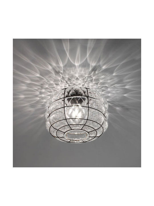 Siru Ceiling Mount Light 33cm Orange with Socket E27