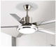 Ceiling Fan 132cm with Silver Light Fixture