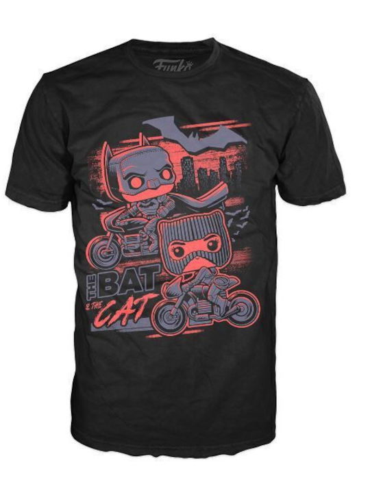 Funko Pop Tee Batman Bat Cat L 889698827560