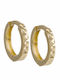 Gold Diamond Hoop Earrings K14 048092 048092 14 Karat Gold