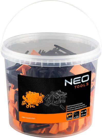 Neo Tools Σφήνα Αλφαδοποίησης Πλακιδίων Πάχους 1.5mm