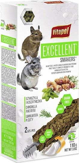 Vitapol Διατροφικό Συμπλήρωμα για Τσιντσιλά Excellent 2τμχ