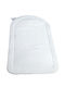 Beboulino Weiche Wickelauflage aus Stoff White 40x80cm