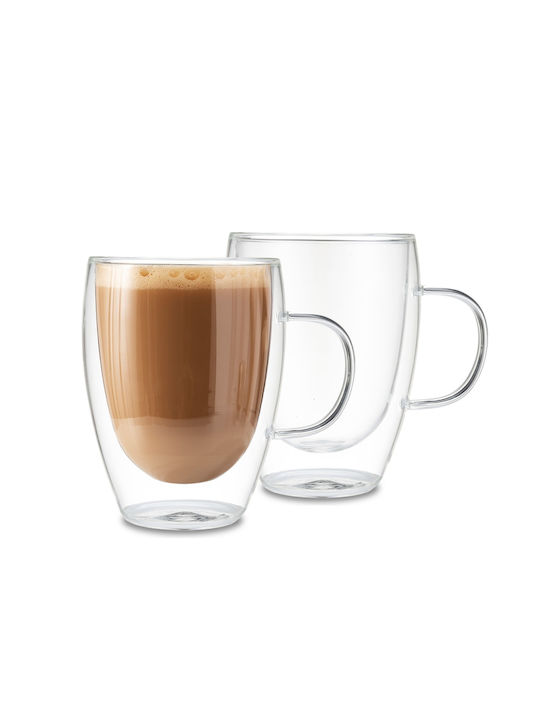 Berlinger Haus Set of Cups Coffee Glass White 300ml 2pcs