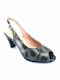 Leder Sandalen Schwarz