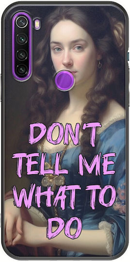Vintage Lady Dont Tell Me What To Do Xiaomi Redmi Note 8 2021 Black Tpu Μαύρη Σιλικόνη