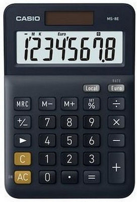 Casio MS-8E Calculator 8 Cifre în Culoarea Negru