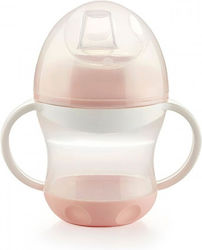 Thermobaby Educational Sippy Cup Silicone with Handles Pink