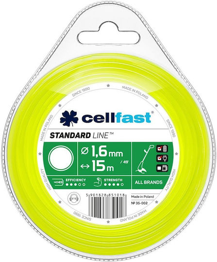 Cellfast 35-002 Μεσινέζα Στρογγυλή Μήκους 15m και Πάχους 1.6mm