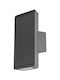 Elmark Wall-Mounted Outdoor Light LED with Natural White Light