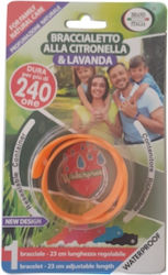 Brand Italia Lavender & Neem Mosquito Away Adults Insektenabwehrmittel Band Orange