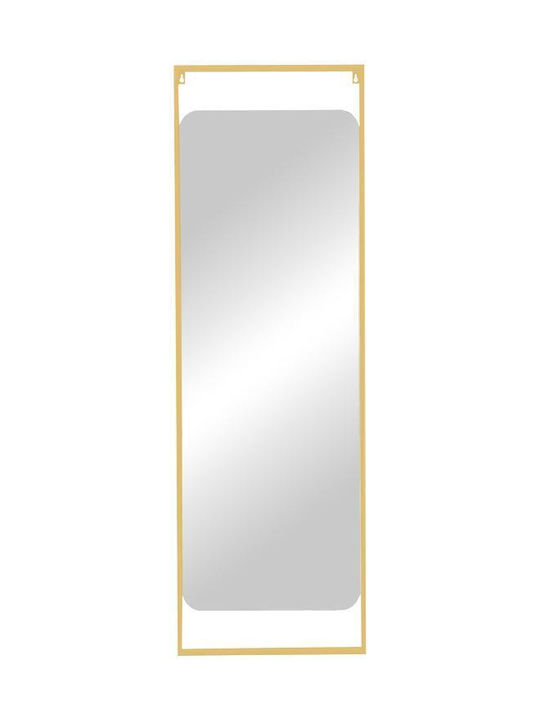 Pakketo Piza Καθρέπτης Τοίχου Ολόσωμος με Λευκό Μεταλλικό Πλαίσιο 140x45cm