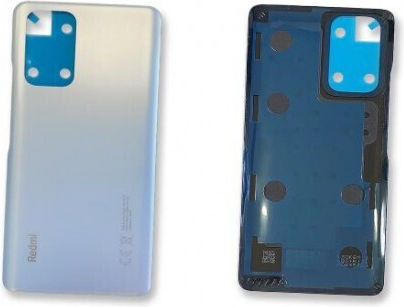 Batterieabdeckung Batterycover W O Camera Lens Blau für Xiaomi Redmi Note 10 Pro