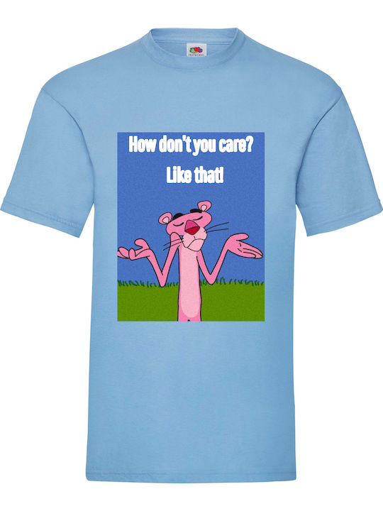 Fruit of the Loom Pink Panther Bluse Blau Baumw...