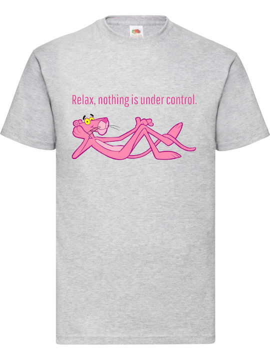 Fruit of the Loom Pink Panther Blouse Gray Cotton