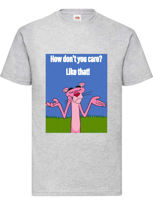 Fruit of the Loom Pink Panther Bluse Gray Baumw...
