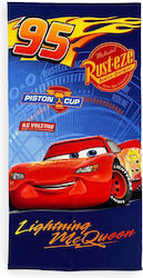 Πετσέτα Θαλάσσης Quick Dry Disney Home Cars 38 70x140 Blue 100% Microfiber