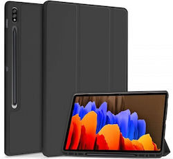 Tech-Protect Flip Cover Black Samsung Galaxy Tab S7+, S8+, S7 FE, T970-T976, X800, T730 49122