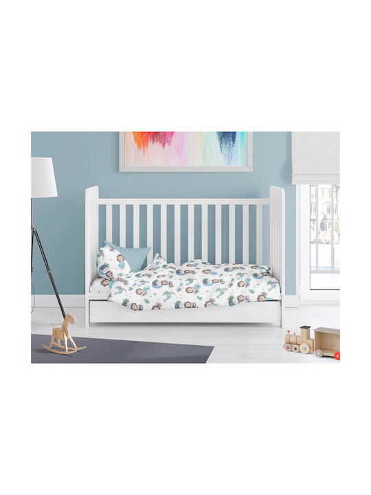 Dimcol Baby Bettbezug Bebe Sky blue 120x160cm.