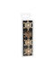 Zaros Christmas Napkin Ring Metallic Gold Height 5cm. Flakes