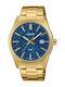 Casio Collection Men's Watch 41mm Battery with Gold Metal Bracelet