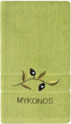Silk Fashion Hotel Towels Face Green Silk Fashion Hotel Towels Face Green