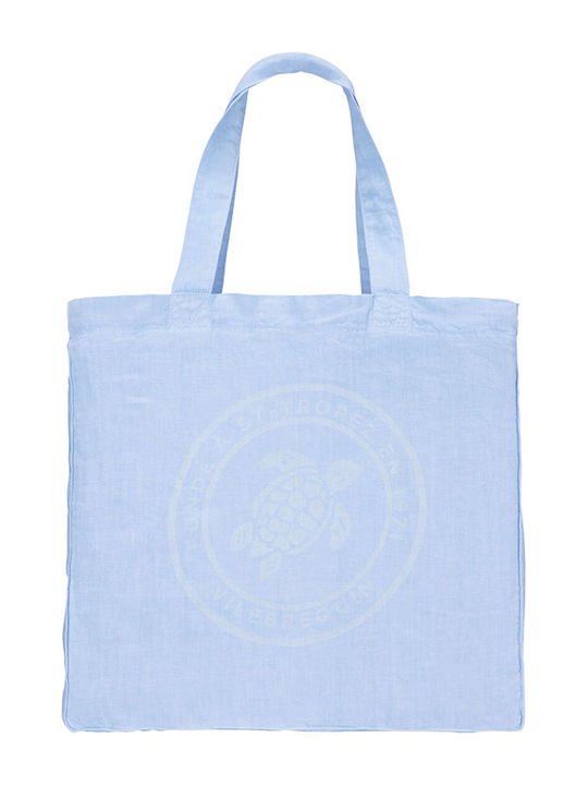 Vilebrequin Υφασμάτινη Τσάντα Θαλάσσης Γαλάζια