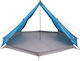 vidaXL Σκηνή Camping Teepee Μπλε για 8 Άτομα 400x400x200εκ.
