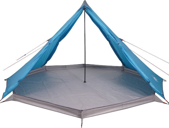 vidaXL Σκηνή Camping Teepee Μπλε για 8 Άτομα 400x400x200εκ.