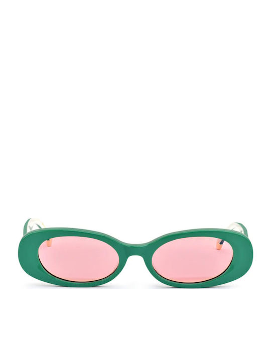 Oscar & Frank Citra Unisex Sonnenbrille mit Grü...