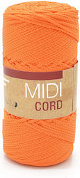 Midi Cord Yarn 200g Needle No4 135m Orange