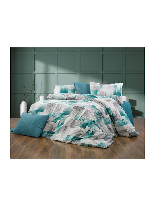 Dimcol Duvet Cover Single 160x240 Petrol