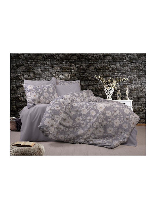 Dimcol Bettbezug Einzelbett 160x240 Grey