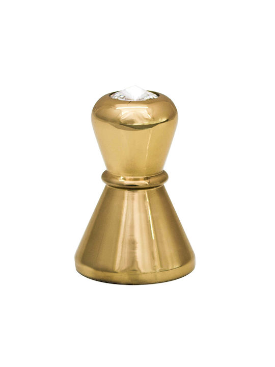La Belle Maison Ръкохватка Мебел от Crystal Condition Brass/Crystal Ф18мм 403Ο